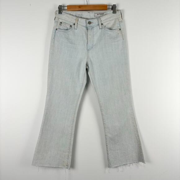 NWT‎ AG Adriano Goldschmied Quinne High-Rise Cropped Kick Flare Jeans Size 27 - Picture 1 of 7